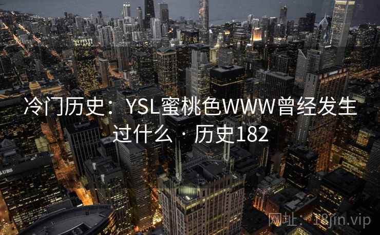 冷门历史：YSL蜜桃色WWW曾经发生过什么 · 历史182  第2张