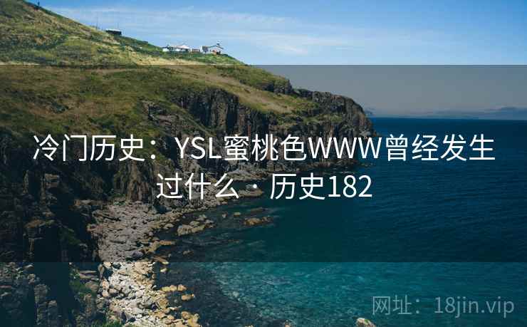 冷门历史：YSL蜜桃色WWW曾经发生过什么 · 历史182  第1张