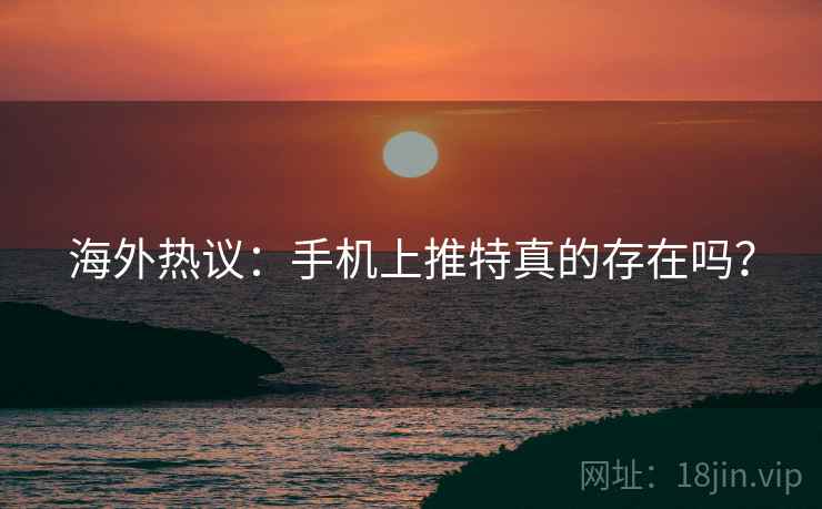 海外热议:手机上推特真的存在吗? 第2张 海外热议:手机上推特真的存在吗? 第2张